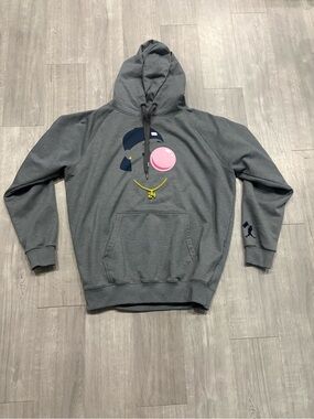 Baseballism Ken Griffey Jr Bubble Gum Baseball Hooded Sweatshirt Hoodie Large